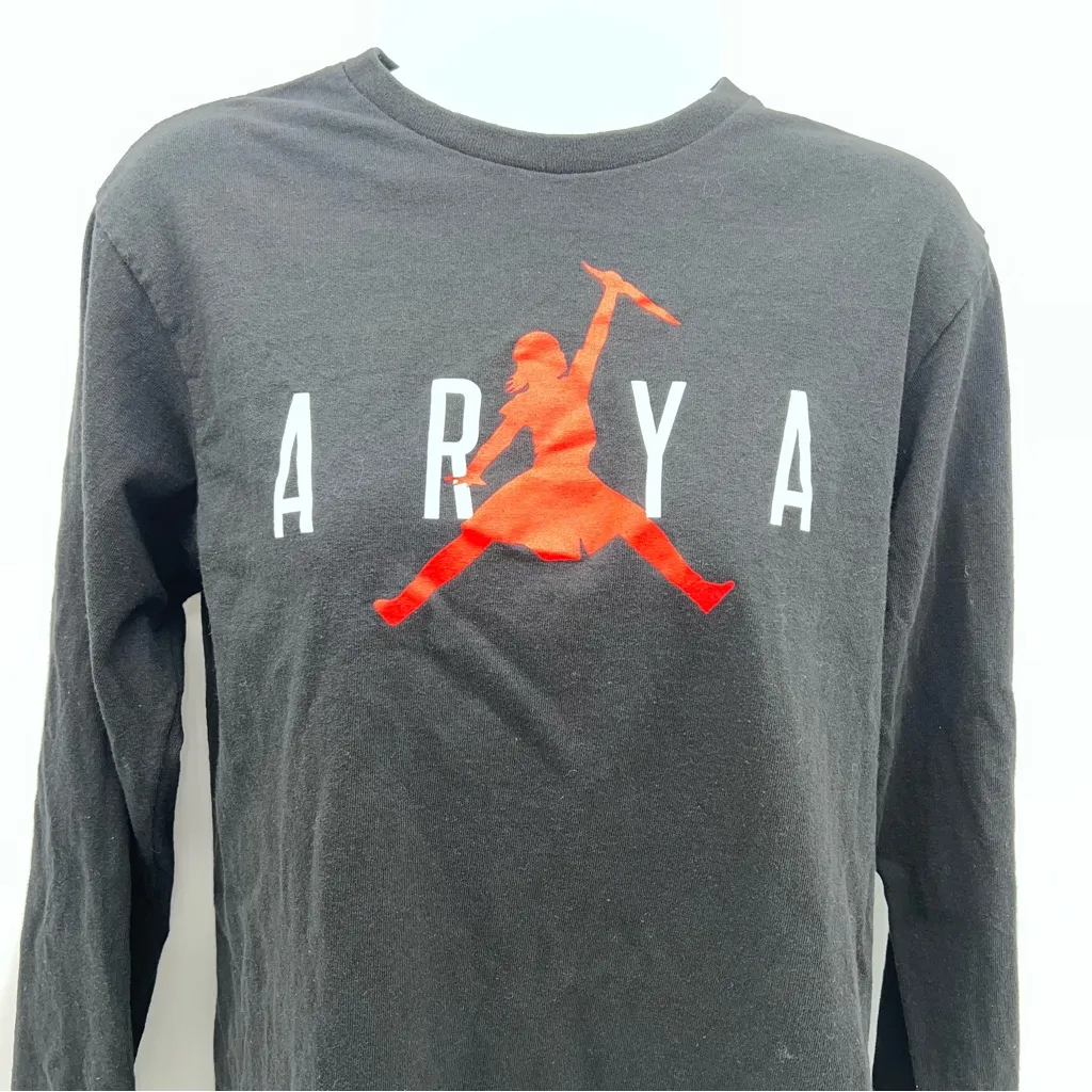 Delta Pro Weight Black Shirt w/Ayra in Jumpman Night King Kill Position-Size S - Image 2