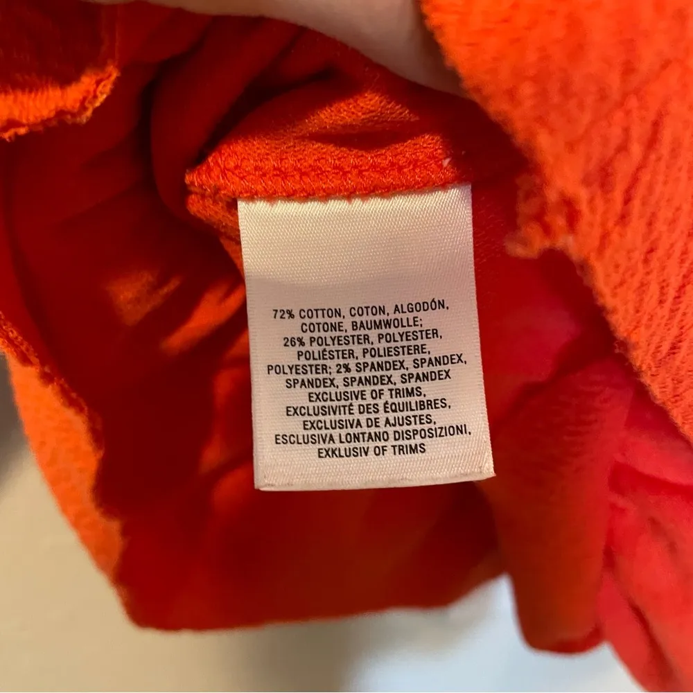 Anthropologie Postmark Cascata orange ruffled back peplum top - Image 9