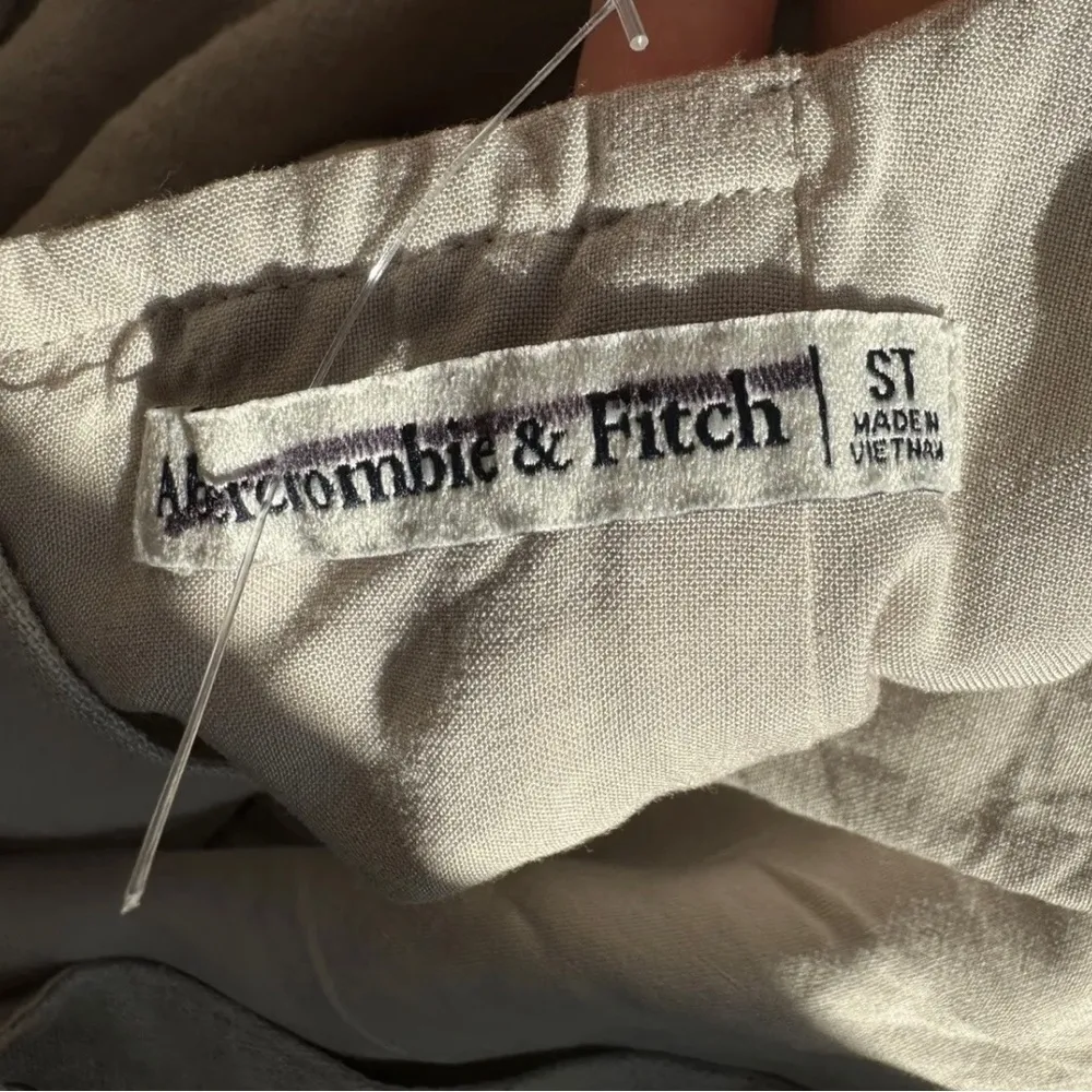 Abercrombie & Fitch Linen Blend Mini Dress - Image 5