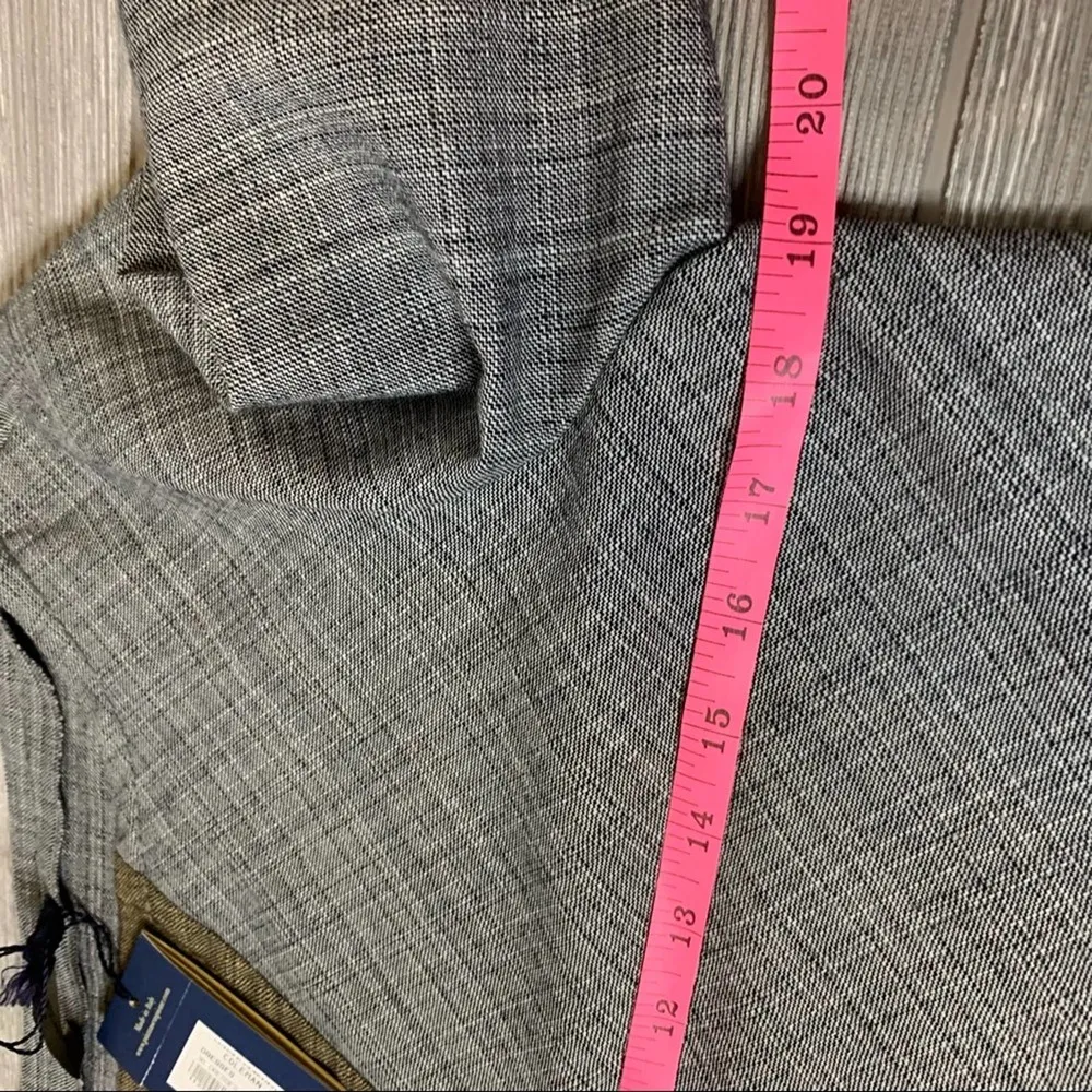 NWT Piazza Sempione virgin wool blend a line dress w/ pockets colorblock sz 42 - Image 6