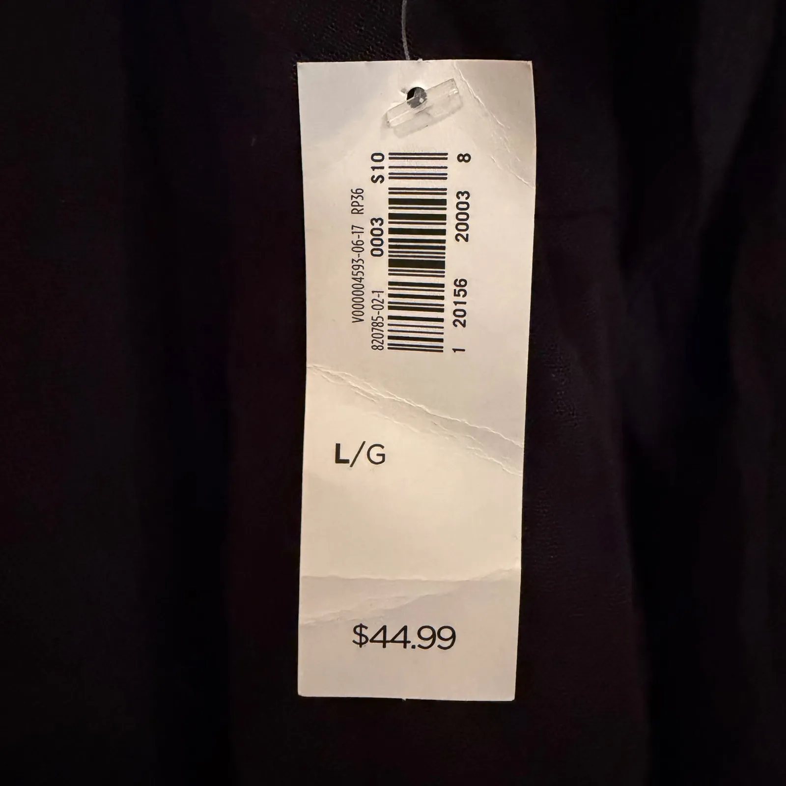 Old Navy Embroidered Gauze Tassel Tie Mini Dress Women's Large Black Boho Hippie - Image 8