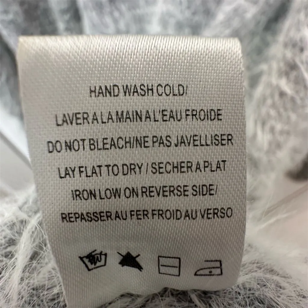 Gentle Fawn Women's Open Front Cardigan Gray Long Sleeve Knit Sweater Size M‎ - Image 6