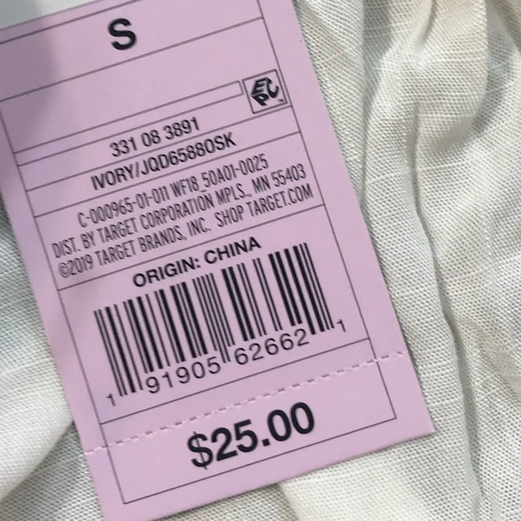 NWT wild fable | small white flowy dress - Image 6