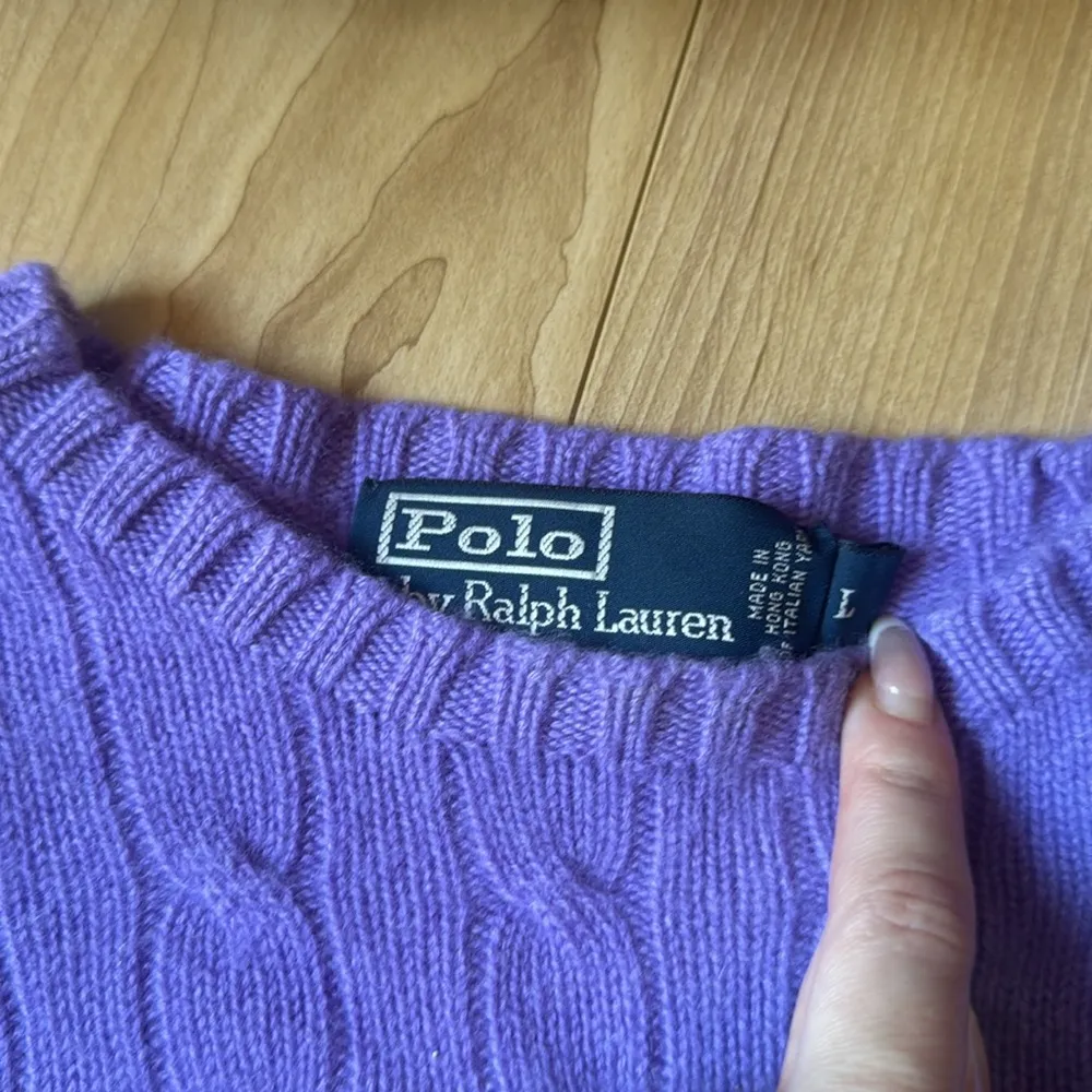 POLO PURPLE SWEATER Size L - Image 5