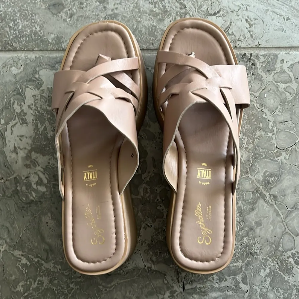 Seychelles Rock Steady Sandals in Blush Leather, Size 11 NEW w/o Box - Image 6