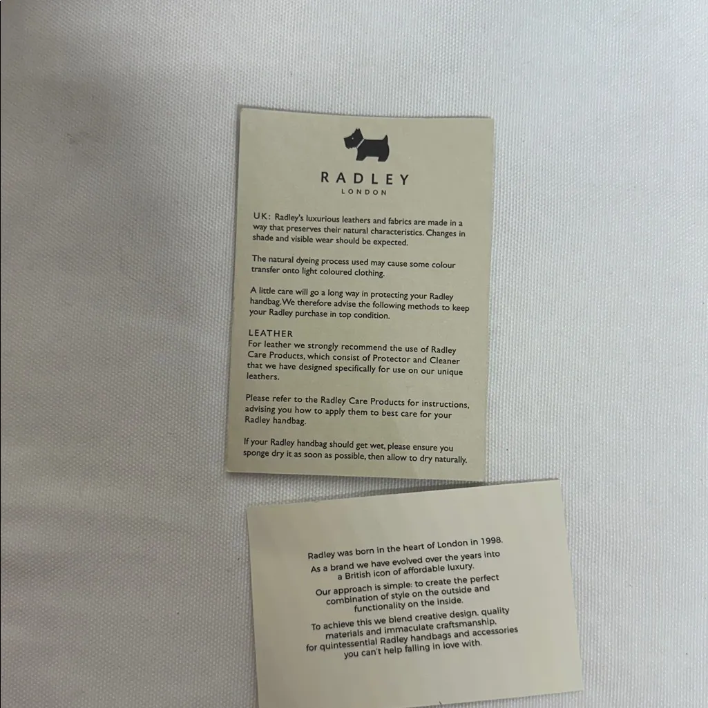 RADLEY LONDON In Bloom Midnight Blue Italian Leather Tote with Dustbag - Image 15