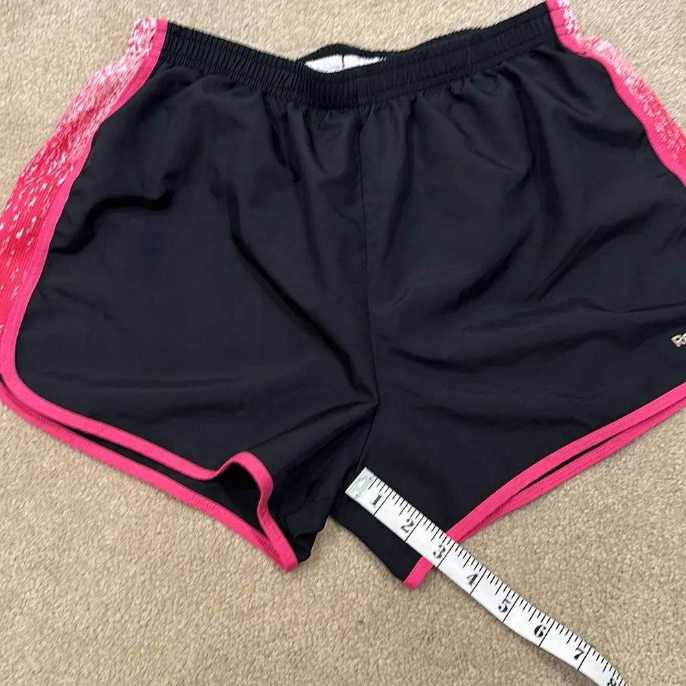 Reebok Black Pink Running Lined Women Shorts Size Medium - Image 8