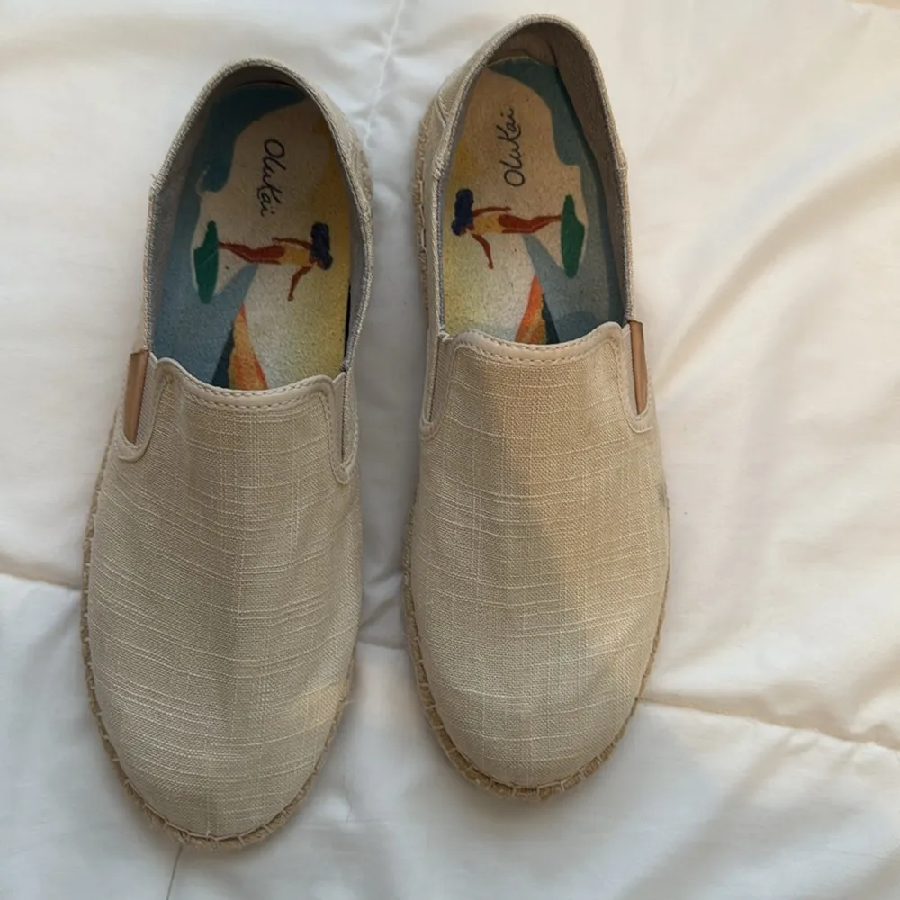 Olukai Women’s Kaula Pa’a Kapa, Size 10 Tan - Image 2