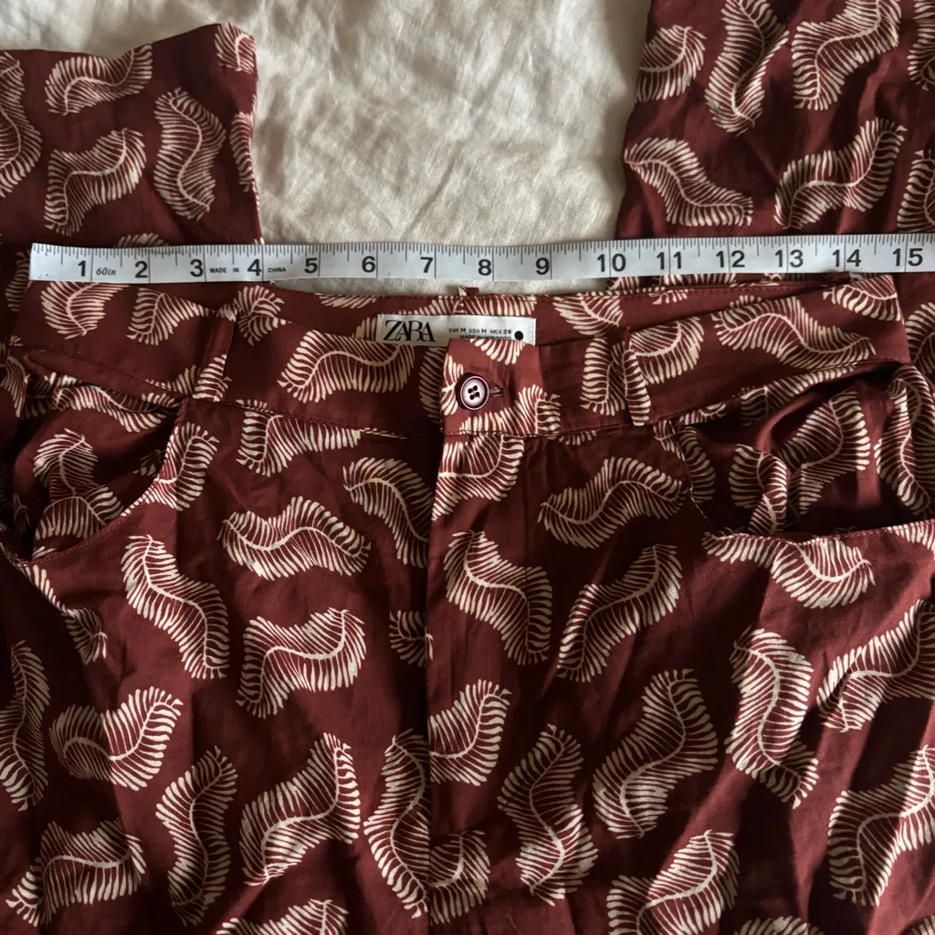 Zara Terracotta Jasmine Pant Size medium - Image 14