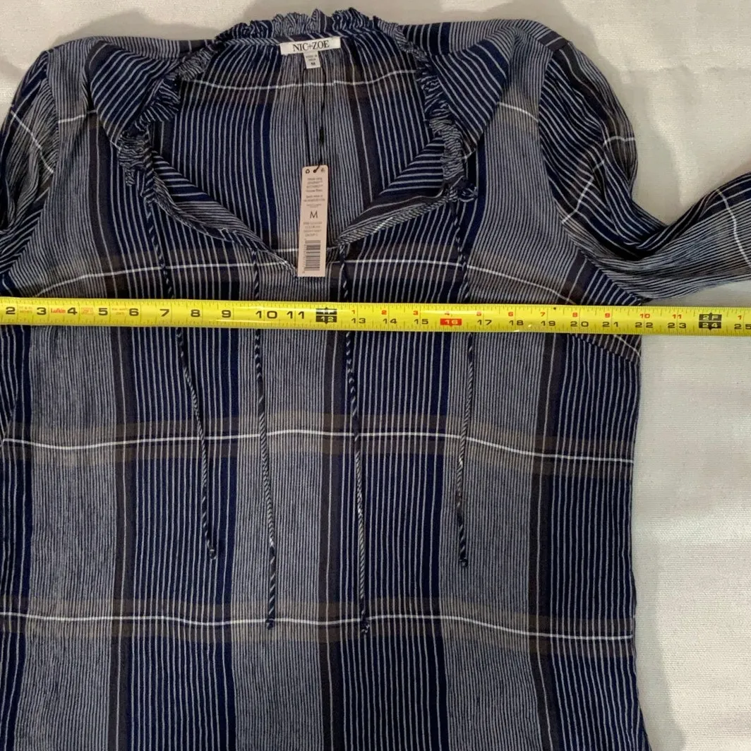 NIC+ZOE‎ Line It Up Top NWT size medium - Image 5