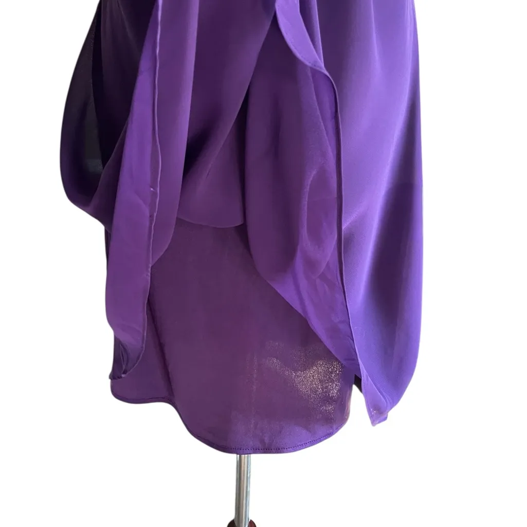 Scarlett Nite eggplant purple trapeze cocktail dress Size 10 - Image 10