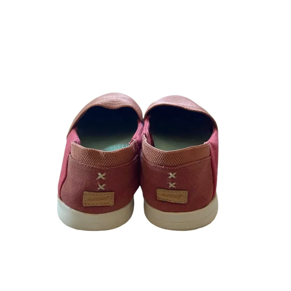 Reef Rose Flat Loafers Pink/Orange Size 8 - Image 5