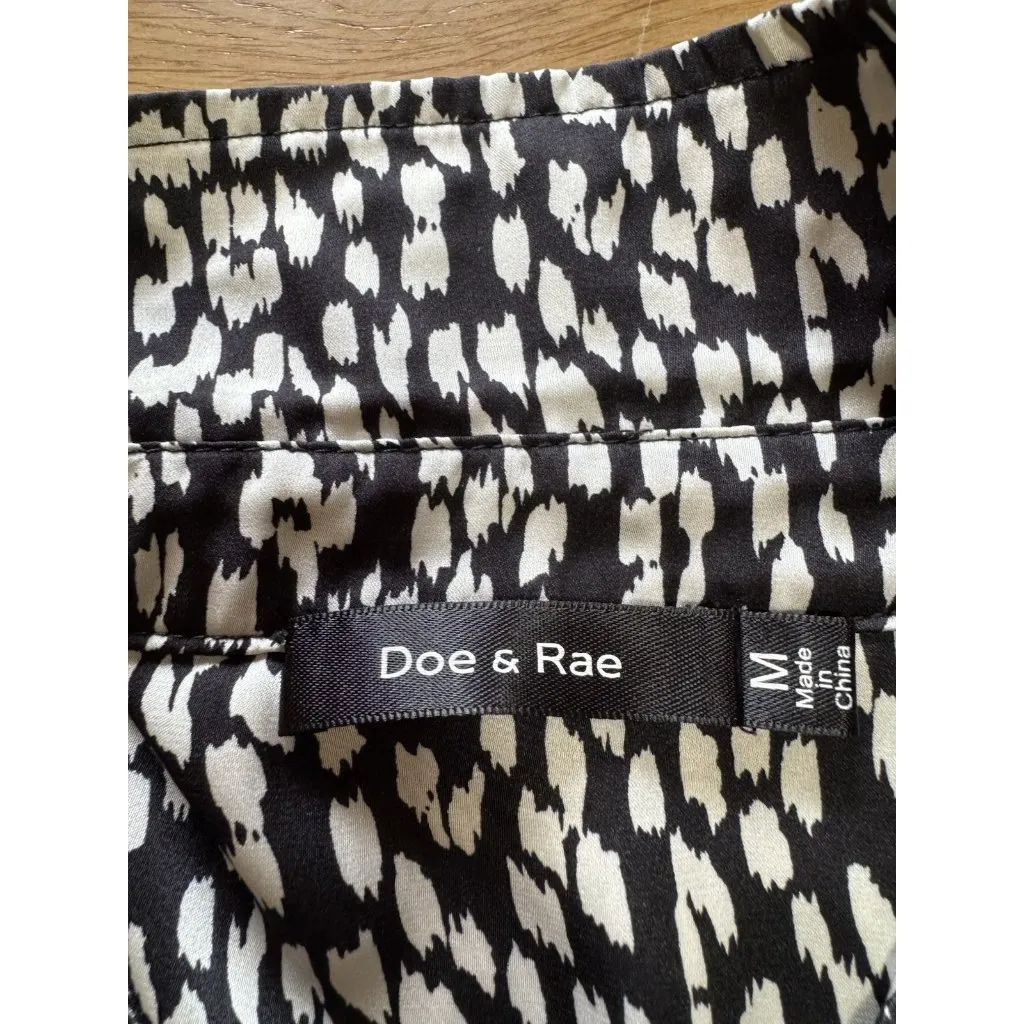 Doe & Rae  Button-Front Shirt Long Sleeve Size Medium Polyester Business Casual‎ - Image 8