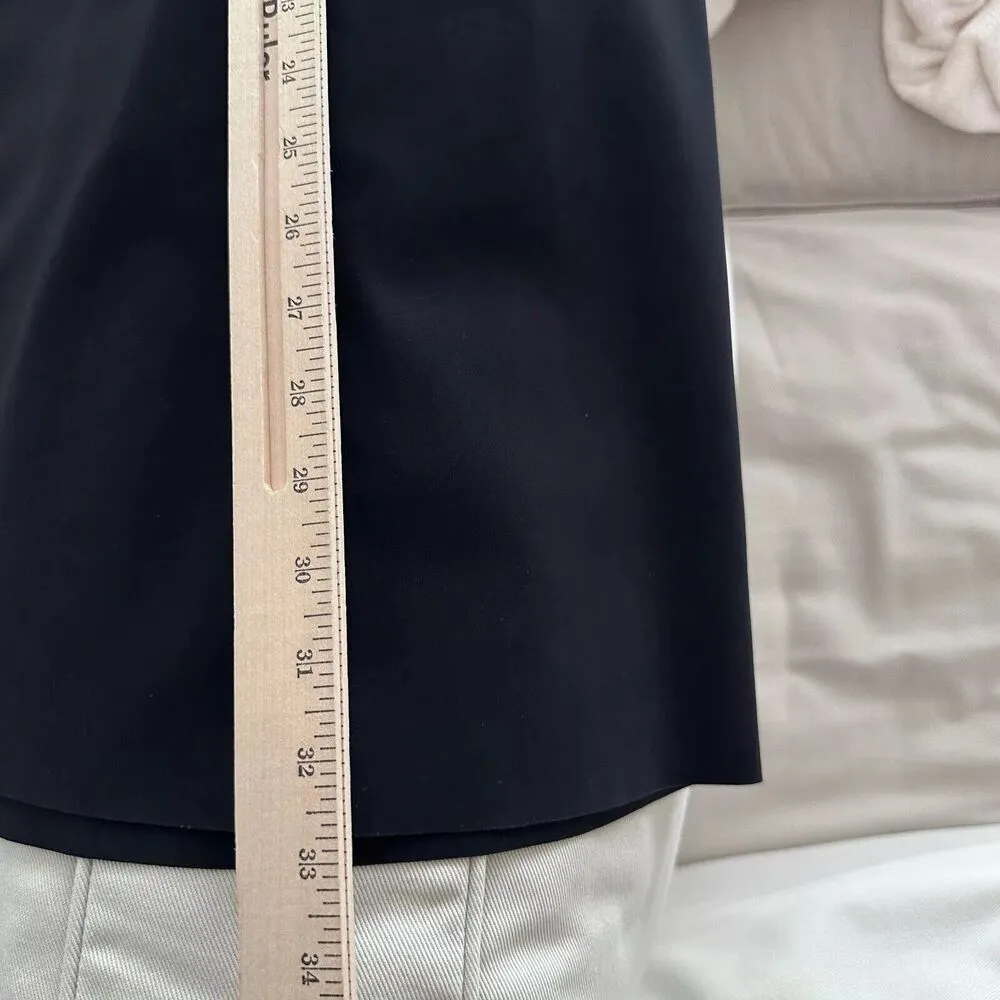 Maria Pinto Dress Womens Large Durga Mini‎ Tunic Scuba Lagenlook Sculpted Sleeve Black - Image 11