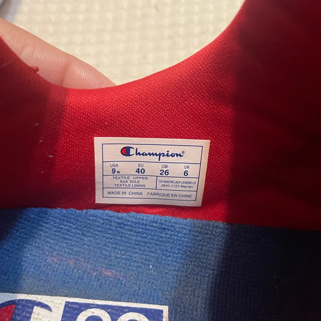 Champion Women's Red Mesh Athletic Slip-Ons - Image 5