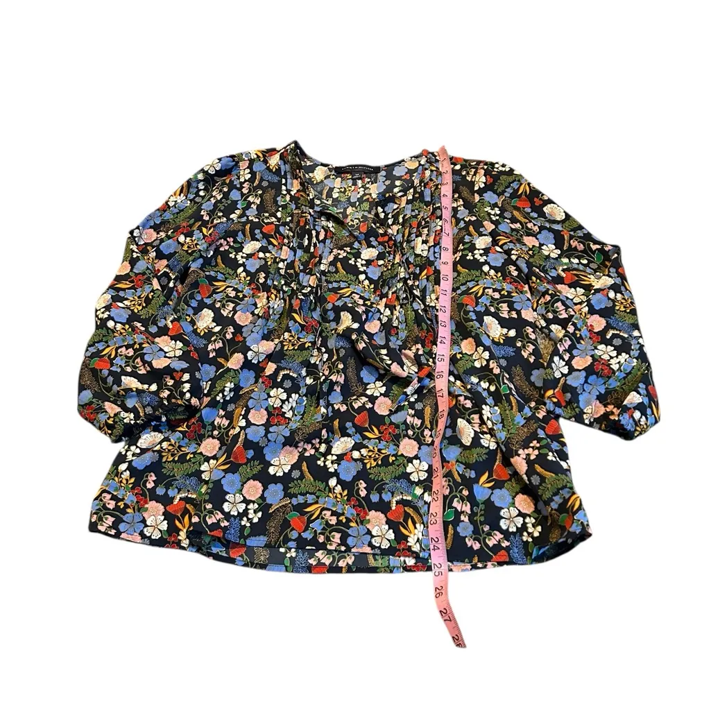TOMMY HILFIGER floral Pintuck blouse - Image 3