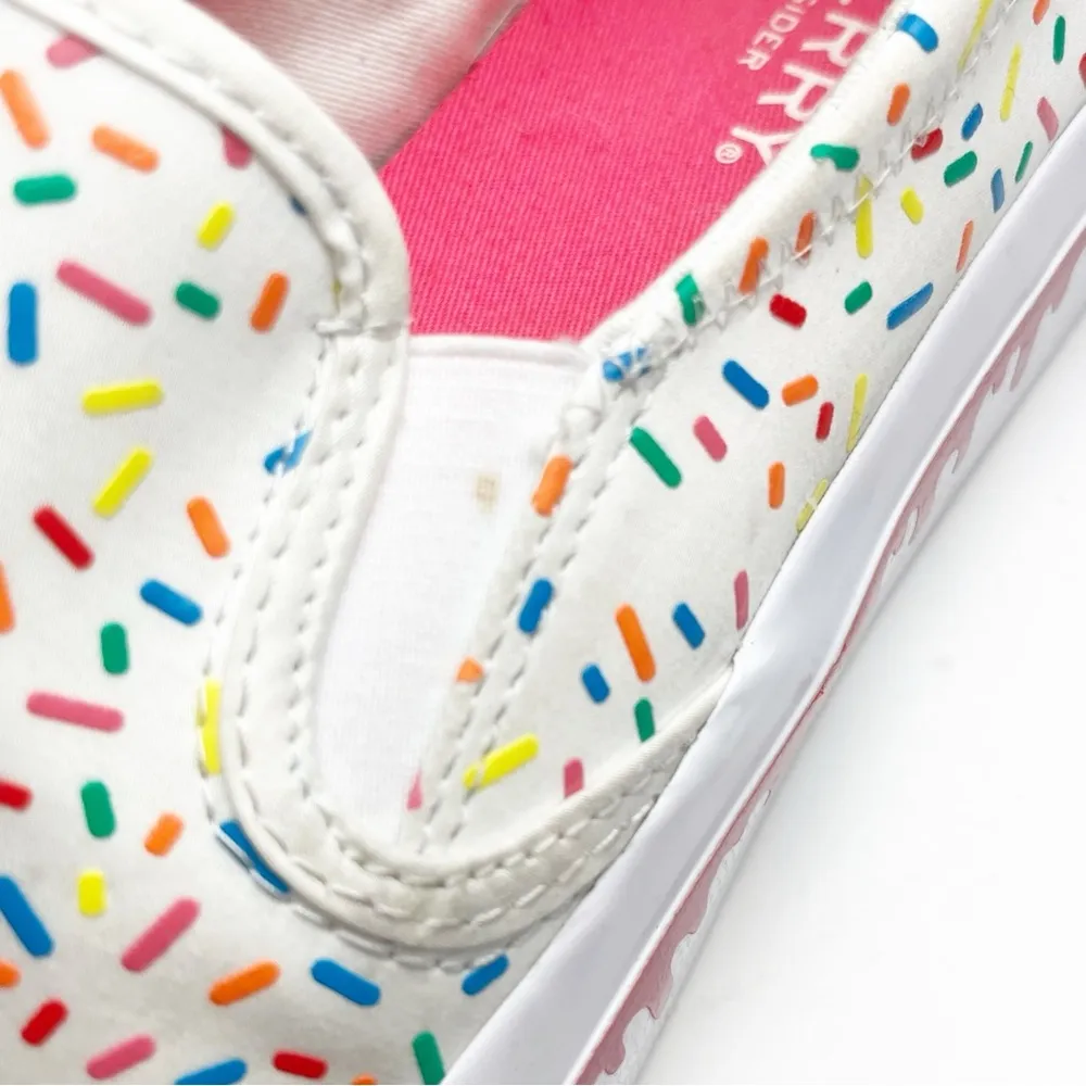 SPERRY Top Sider Ice Cream Rainbow Sprinkles Slip On Boat Shoes, Size 7.5 - Image 9
