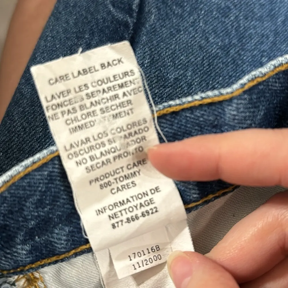 New Tommy Hilfiger Tommy 5 Pocket Bell Bottom Vintage Low Rise Flared jeans sz 3 - Image 12