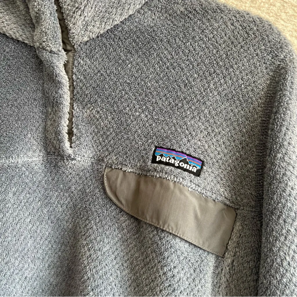 Patagonia Women’s Re-Tool‎ Snap-T Fleece Pullover Gray Size Large - Image 6
