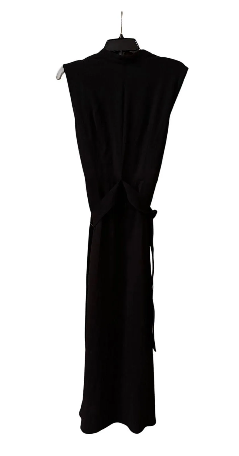 REISS Raya Black Belted Midi Dress - Size 8 - New $505.00 retail price - Image 6