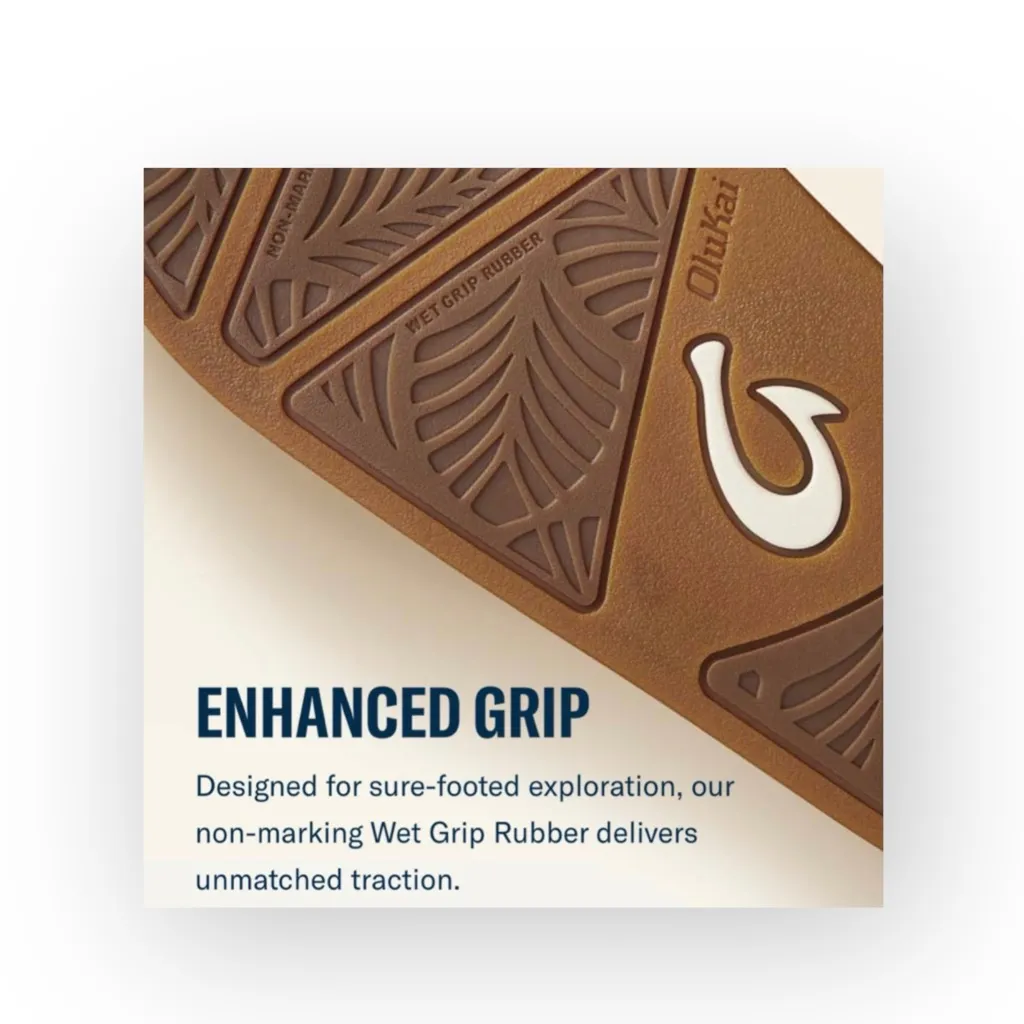 new Olukai ʊ Shearling Fur Outdoor Slipper Thong Sandals ʊ Black 9M ʊ in Box ʊ Size 9 - Image 6