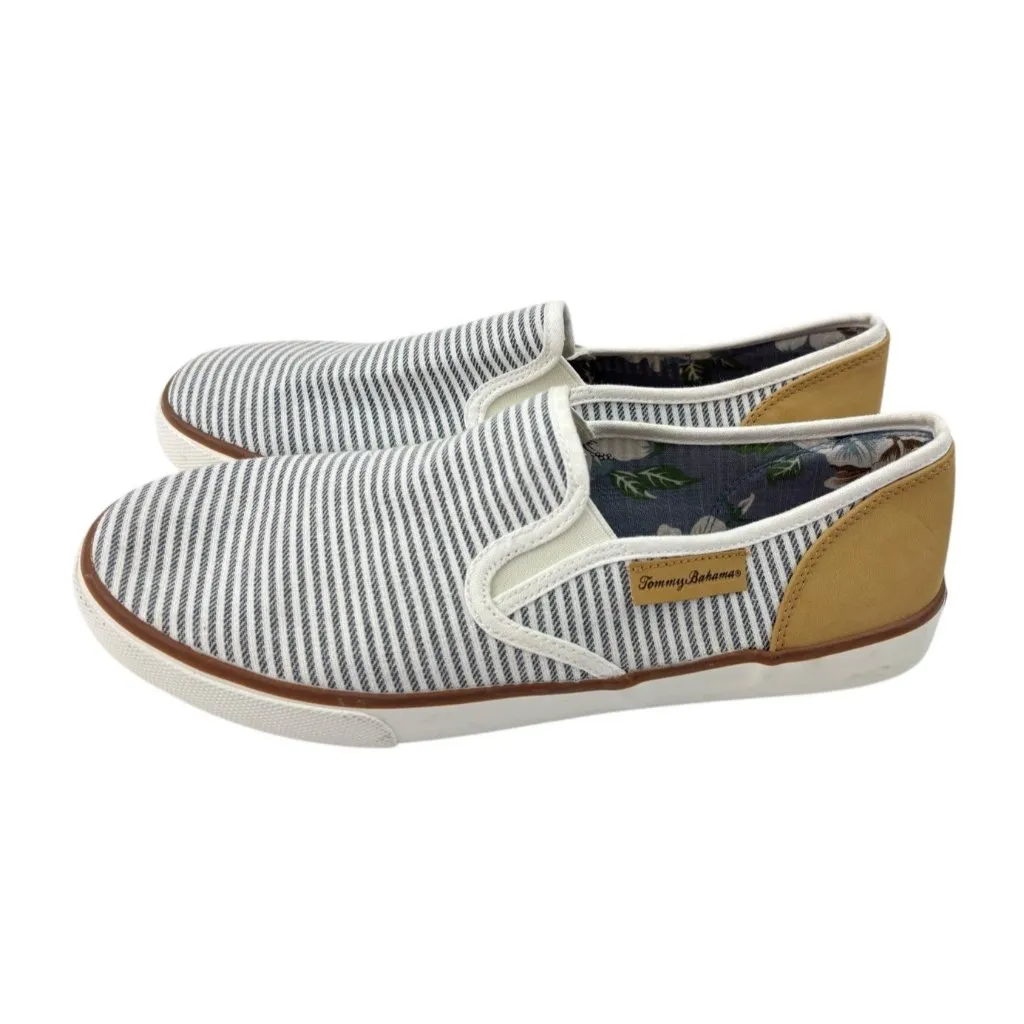 New Tommy Bahama Striped Canvas Shoes Womens Sz 10 Coastal Grandma Resort Travel - Image 8