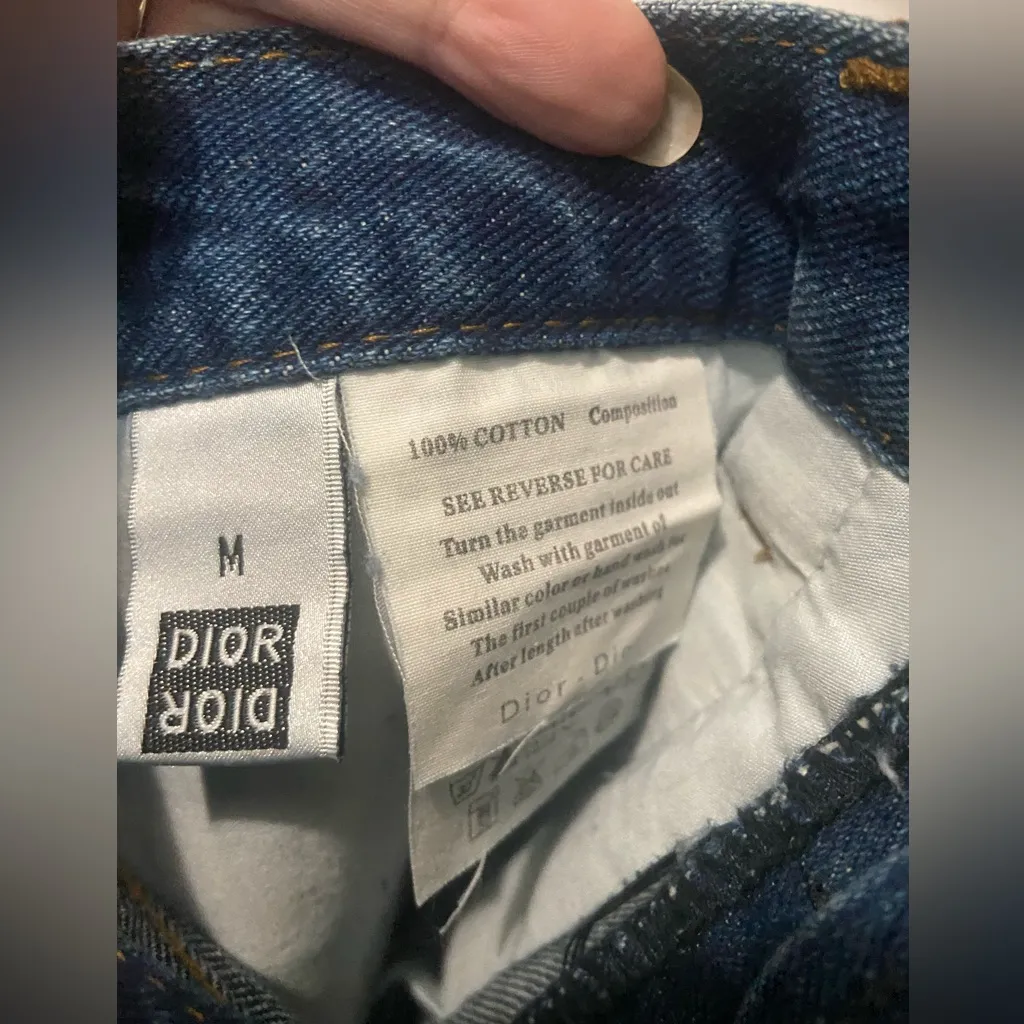 Dior Dior denim mini skirt Blue Size M - Image 5