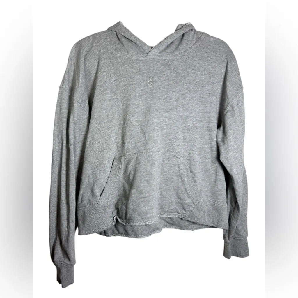 FP Movement All Sport Sweat Hoodie Grey Oversized Crop XS Free People - Image 4