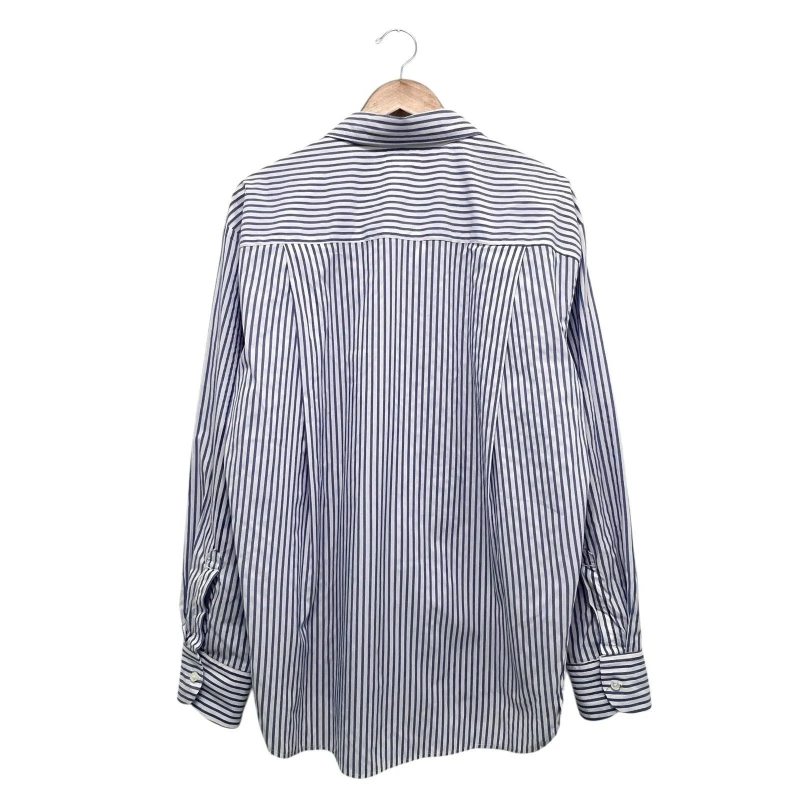 Mother The Roomie Frenchie Shirt In Art School Button Up Top Blue Women’s Size M Size M - Image 6