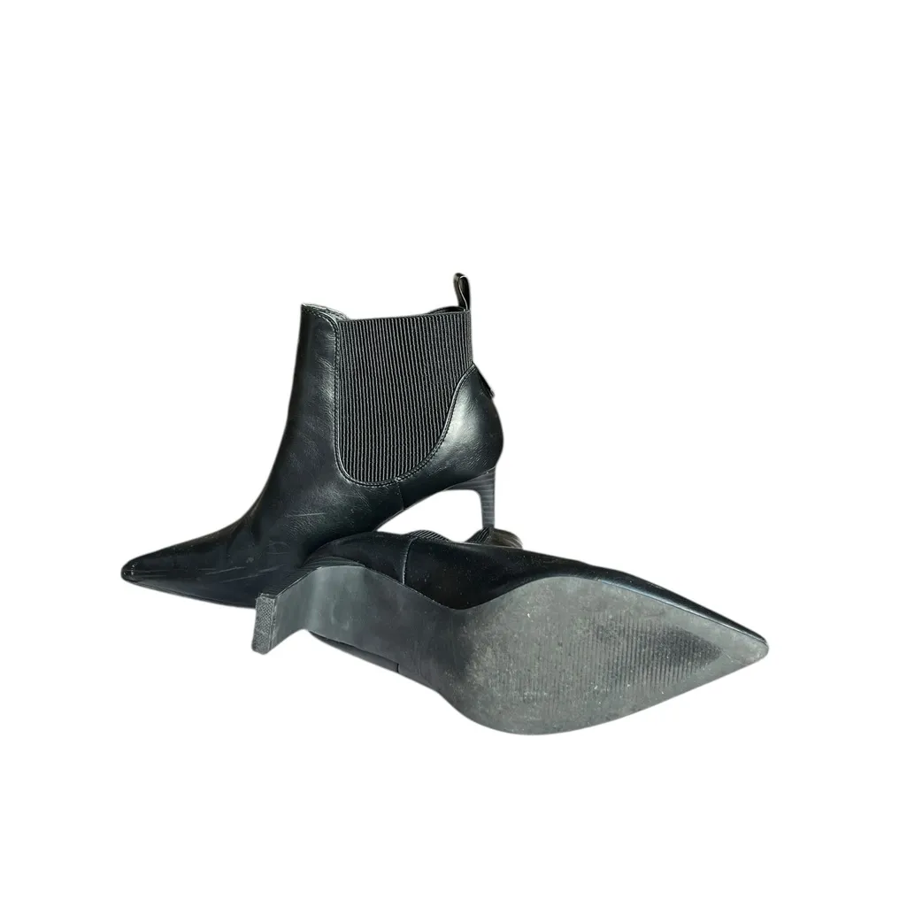 Just Fab Black Lumi Bootie - Image 10