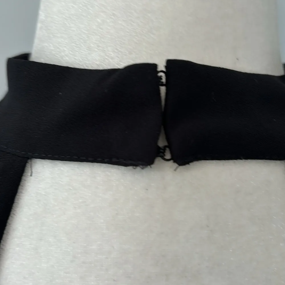 NWT Express Chiffon Mini Dress Mesh Front Open Back LBD Size 10 Formal Date Nigh - Image 9