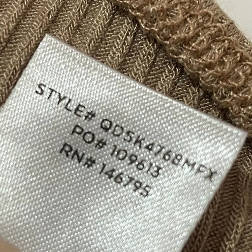 Lulu’s Head to Class Beige Ribbed Collared Long Sleeve Bodysuit - Small - Image 12