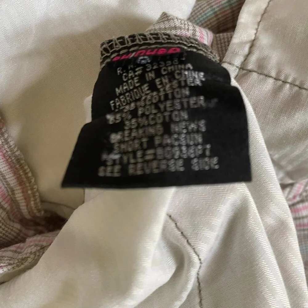 Volcom pink plaid bermuda shorts - Image 11