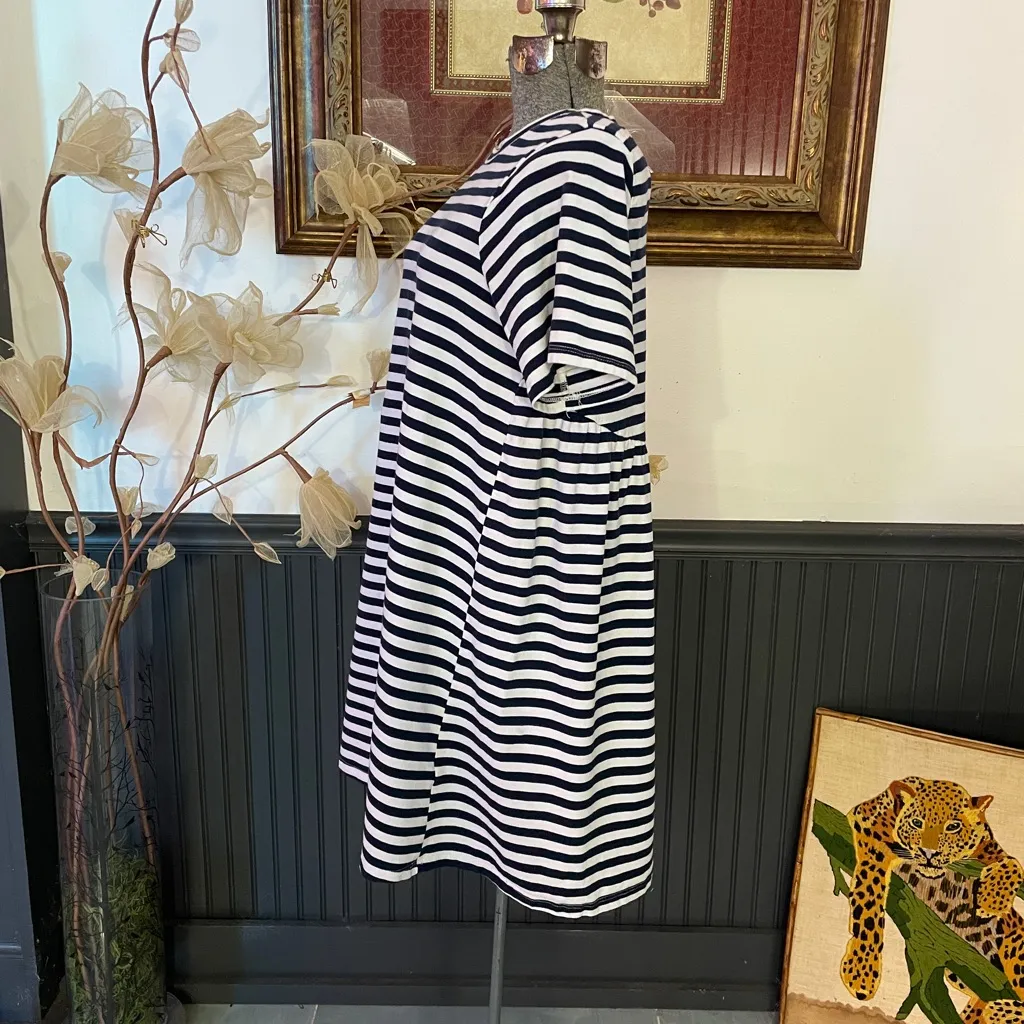 Pomander Place Tuckernuck Navy Stripe Zoe Mini Tee Shirt Dress - Sz S 🧡🎀 - Image 7