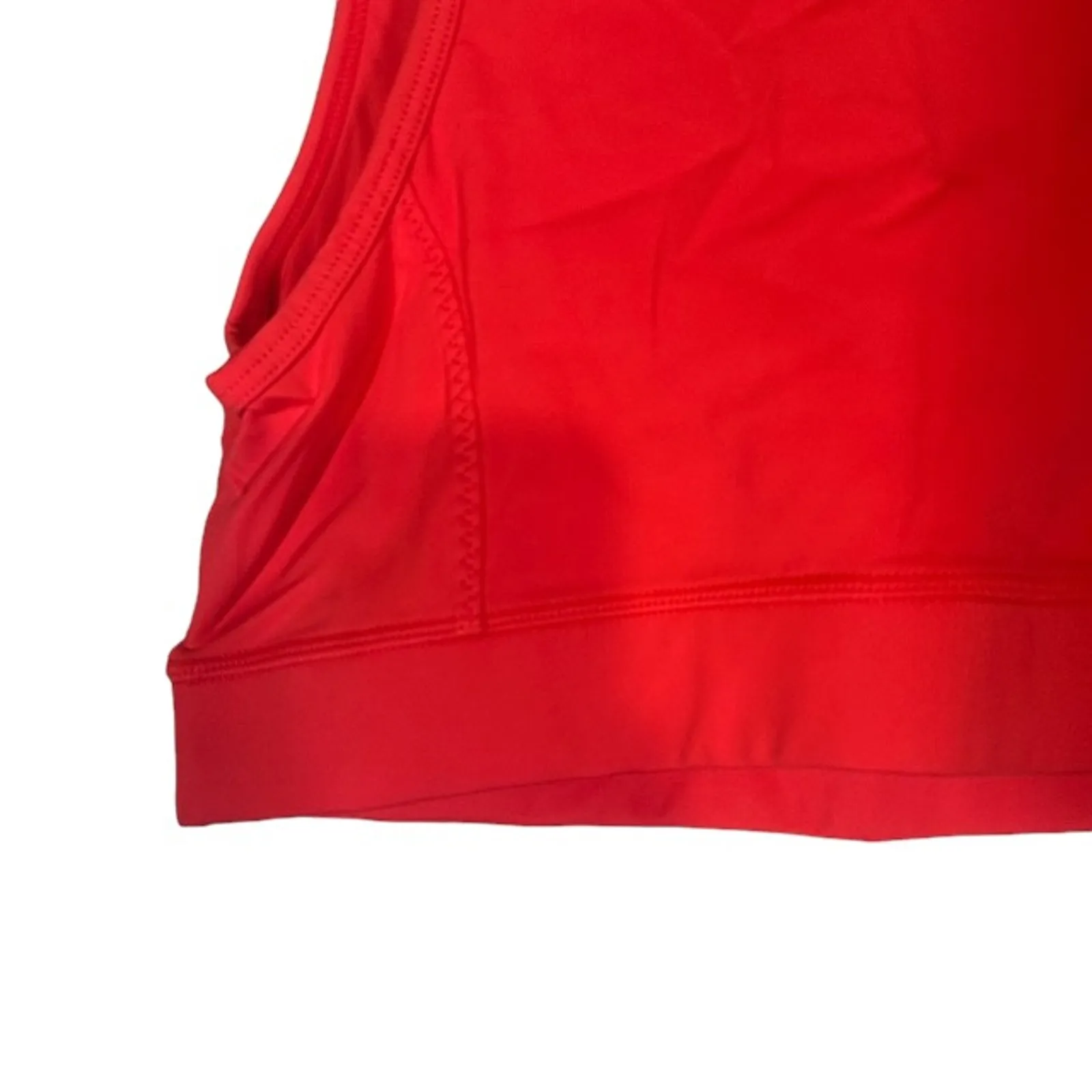 Z by Zella Pink Sports Bra Sleeveless Athletic Top Front Cutout Women Size Med - Image 6