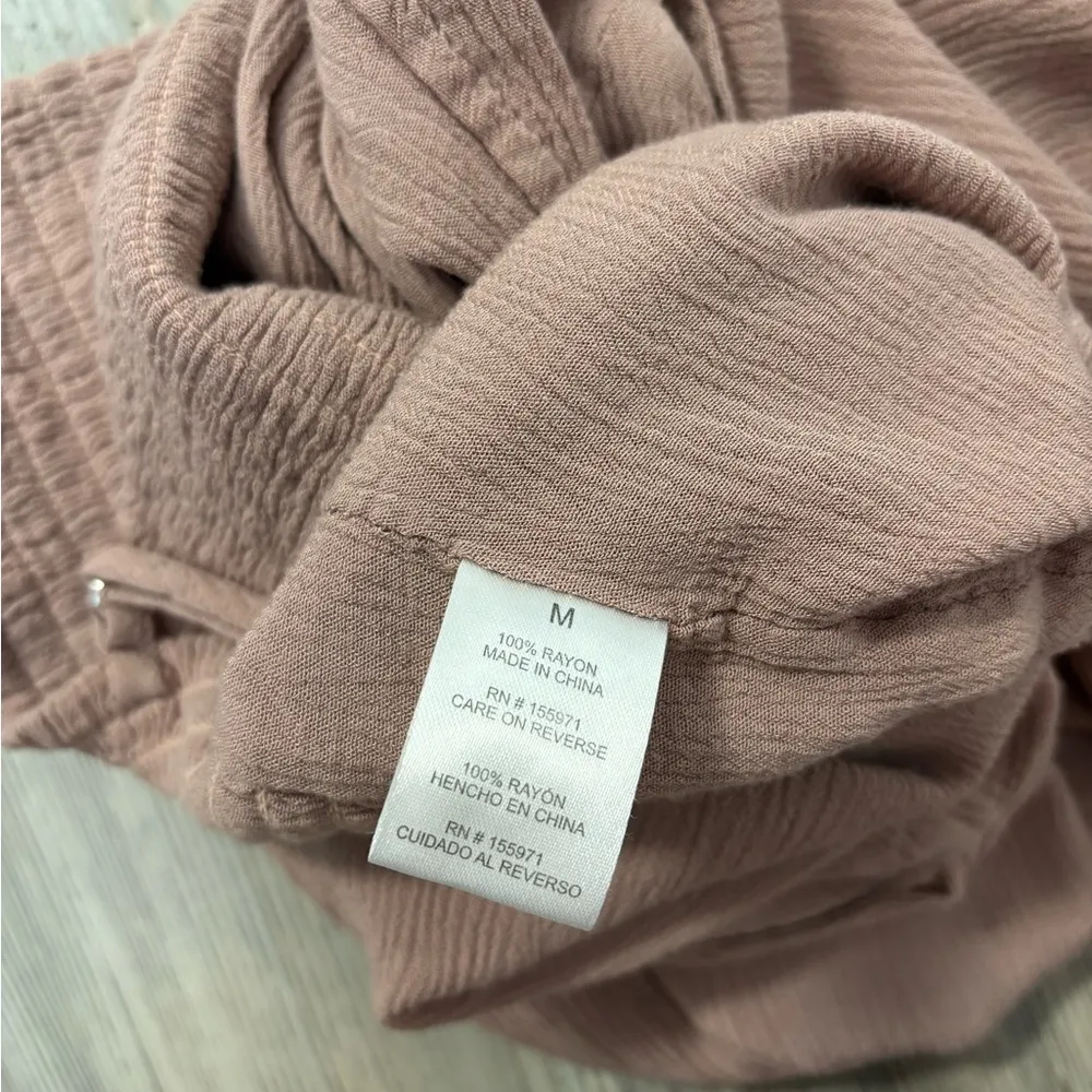 Notebook lightweight mauve jumper with smocked back, adjustable straps Pink Size M - Image 3