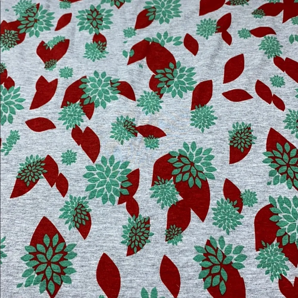 LuLaRoe Irma NWT Size S Gray Green Red - Image 4