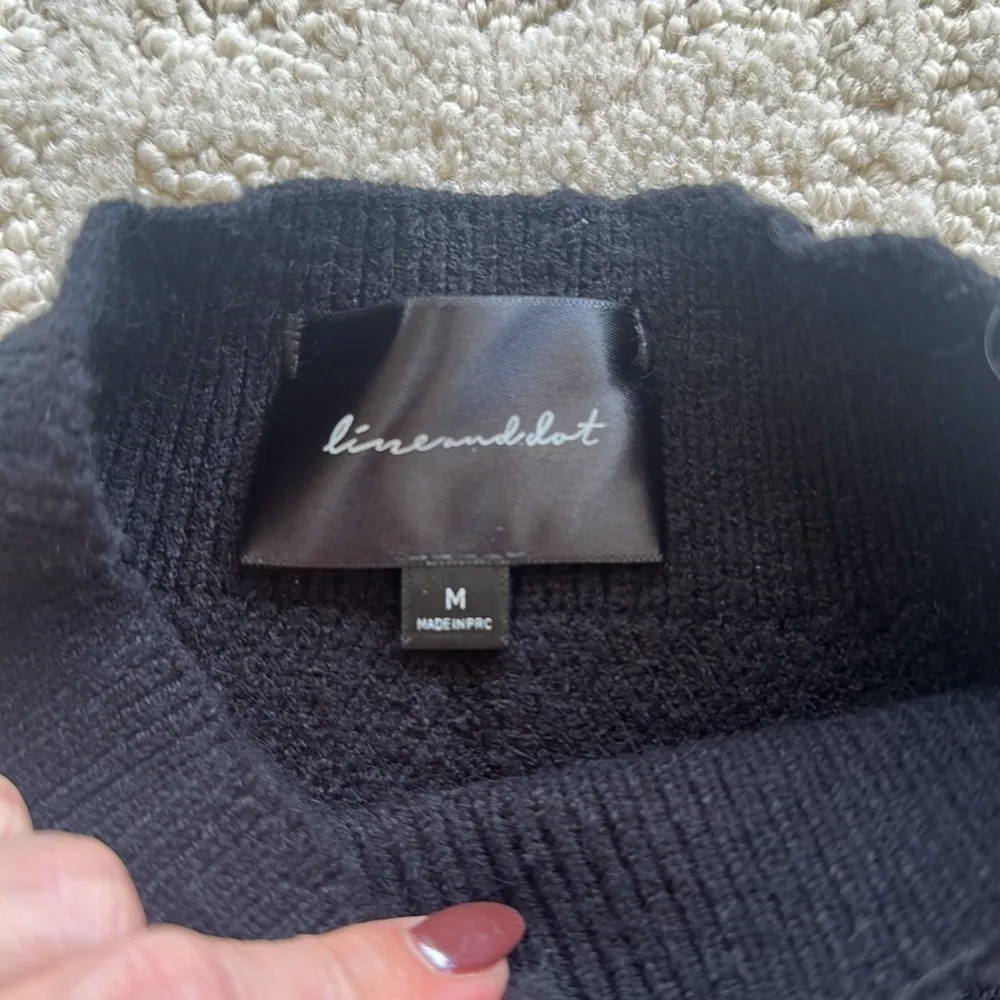 Line & Dot Black Claire Sweater Size M - Image 6