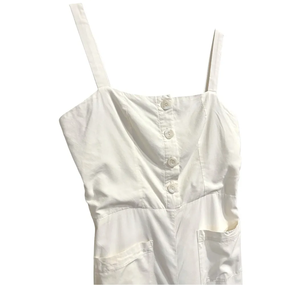 STAUD Mongo Jumpsuit Size M White Size M - Image 7