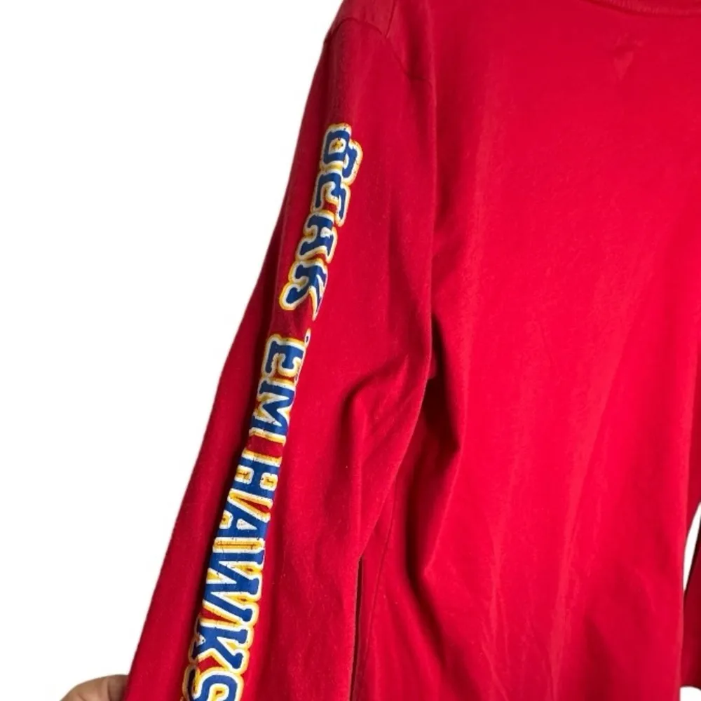 Champion  Kansas Jayhawks Red Shirt - Image 5