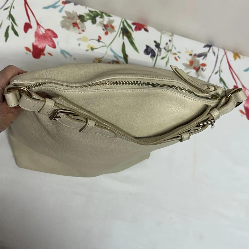 Dooney & Bourke Ivory Leather Tote - Image 6