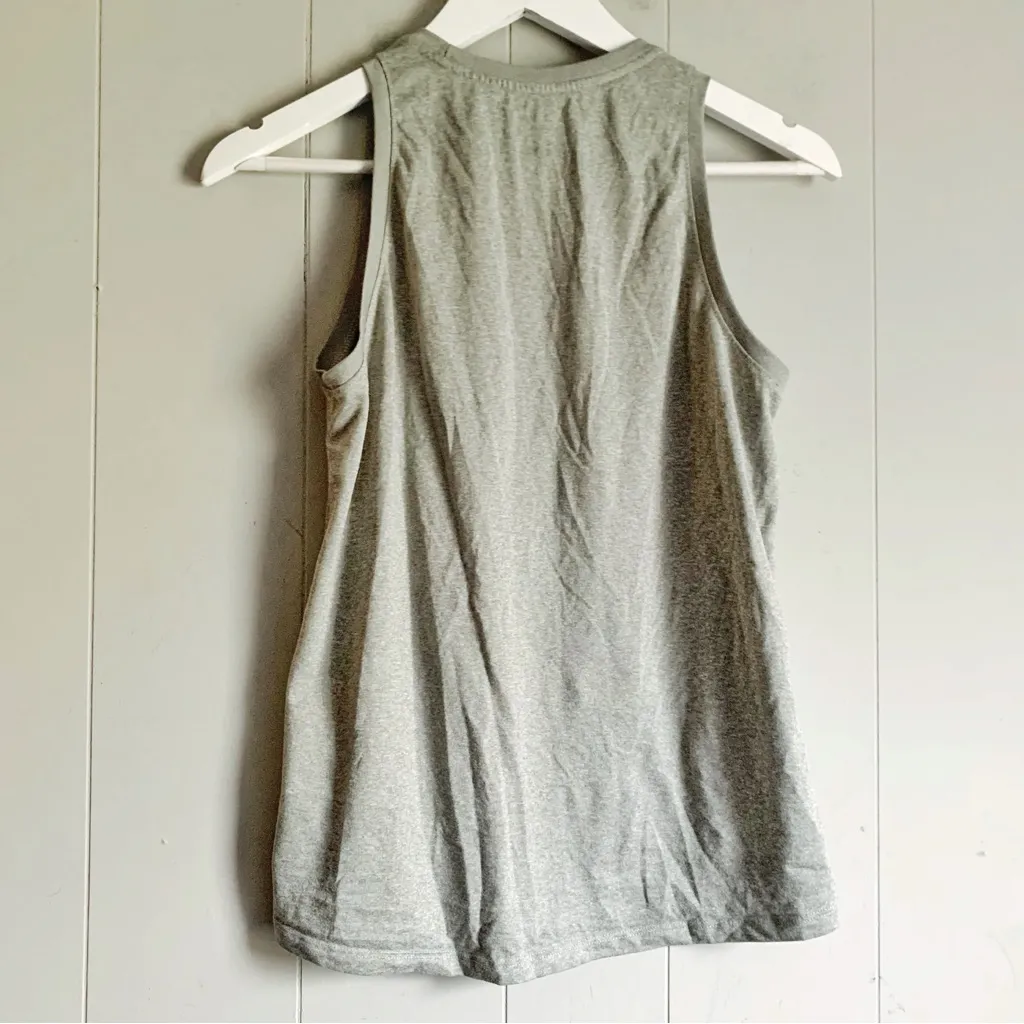 NIKE Team Ace Tennis Tank Heather Gray M - Image 3