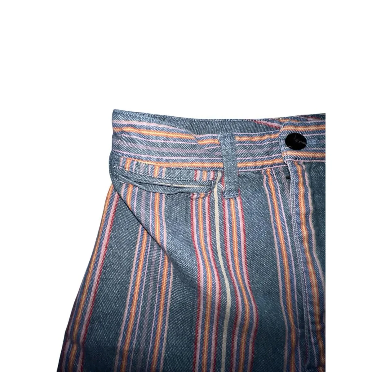 Madewell • Emmett shorts in rainbow stripe Waist Size 27 Summer Denim - Image 3