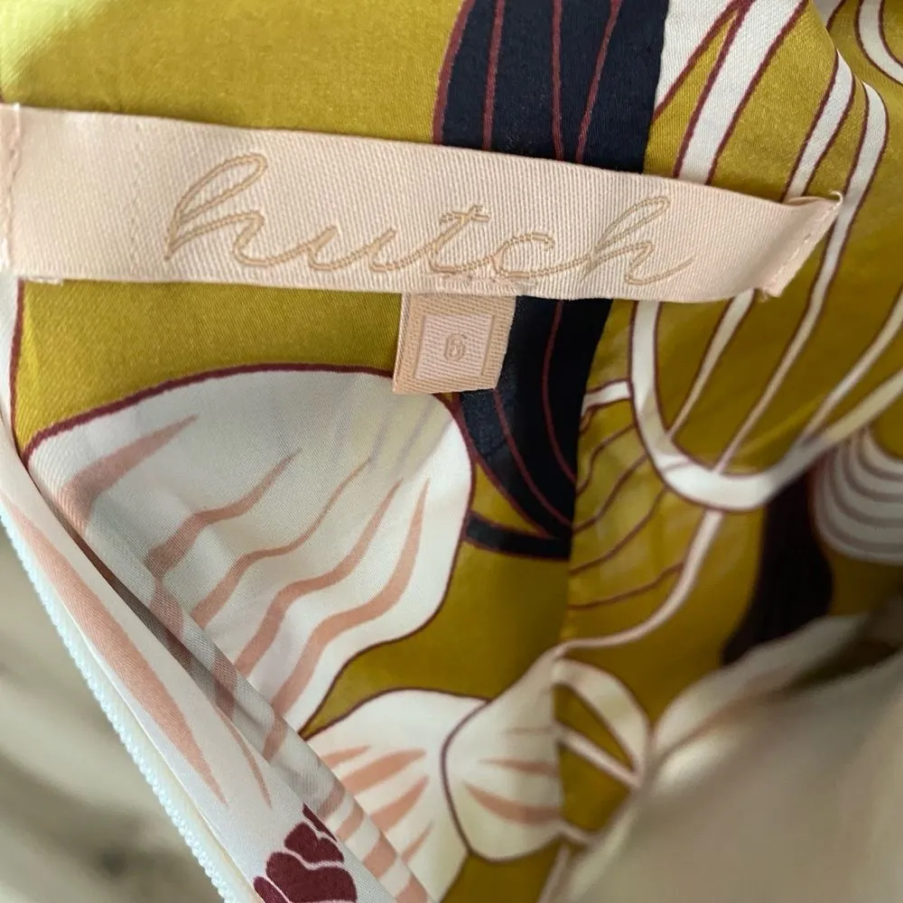 Anthropologie Hutch Dress Size 6 Small Floral Midi Sundress Twist Front Boho - Image 4