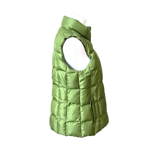 Gap Vintage Down Puffer Zipper Winter Washable  Vest Green MEDIUM‎ Outdoor - Image 5
