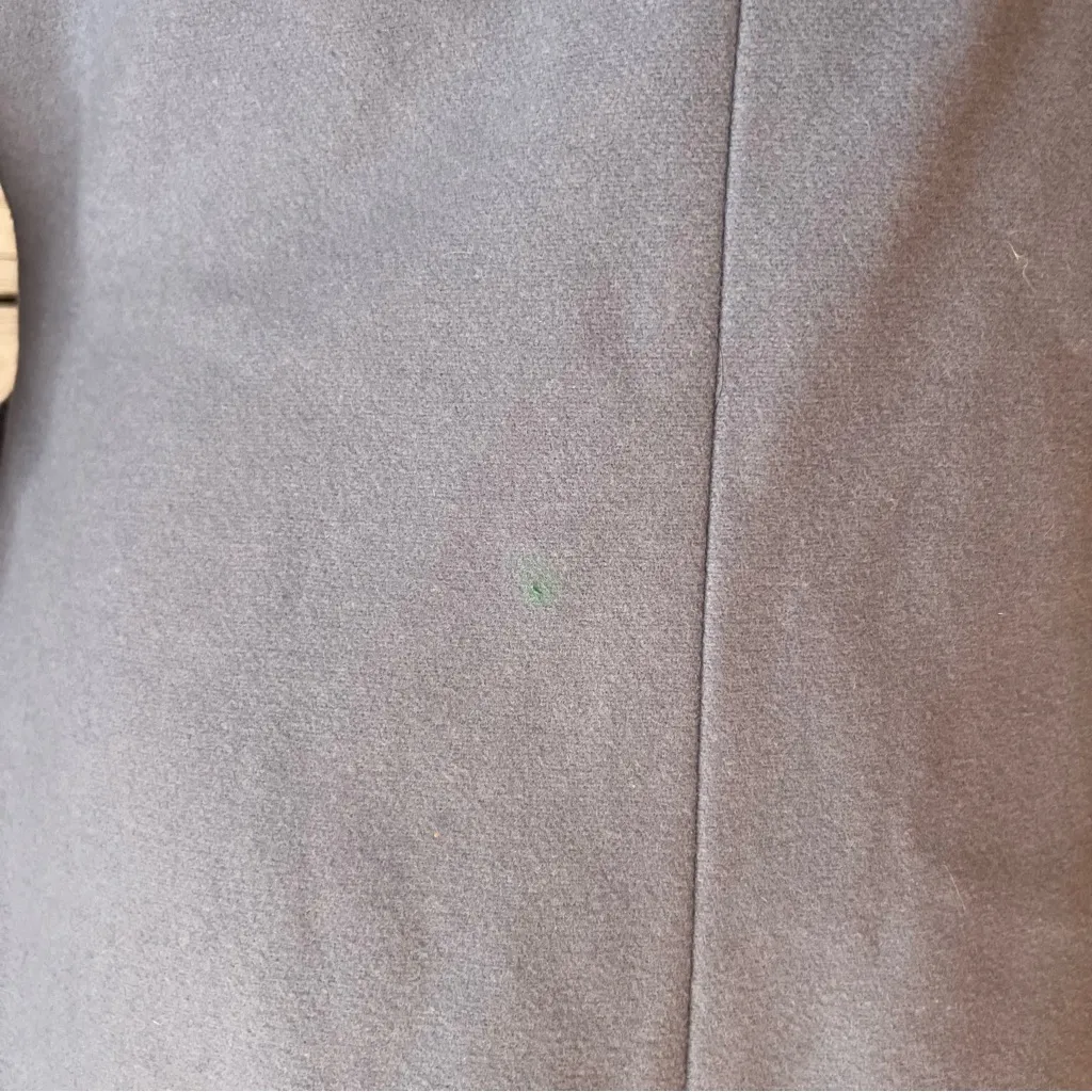 Banana Republic Mario Bullucci Sky Blue Italian Wool Melton Wrap
Tie Pea Coat - Image 9