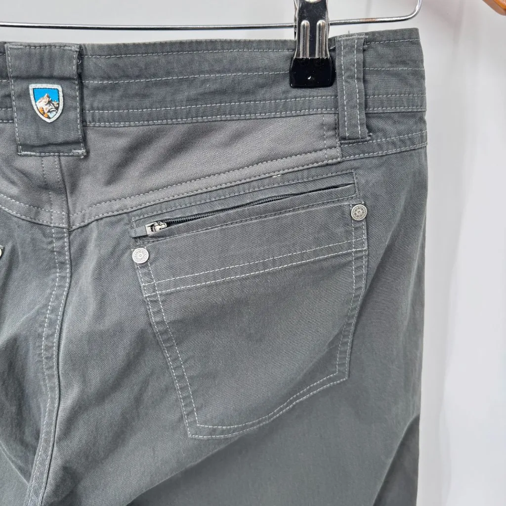 Kuhl Trekr Hiking Pants Womens‎ 8 Reg Patina Dye Cotton Nylon Pockets Drawstring - Image 6