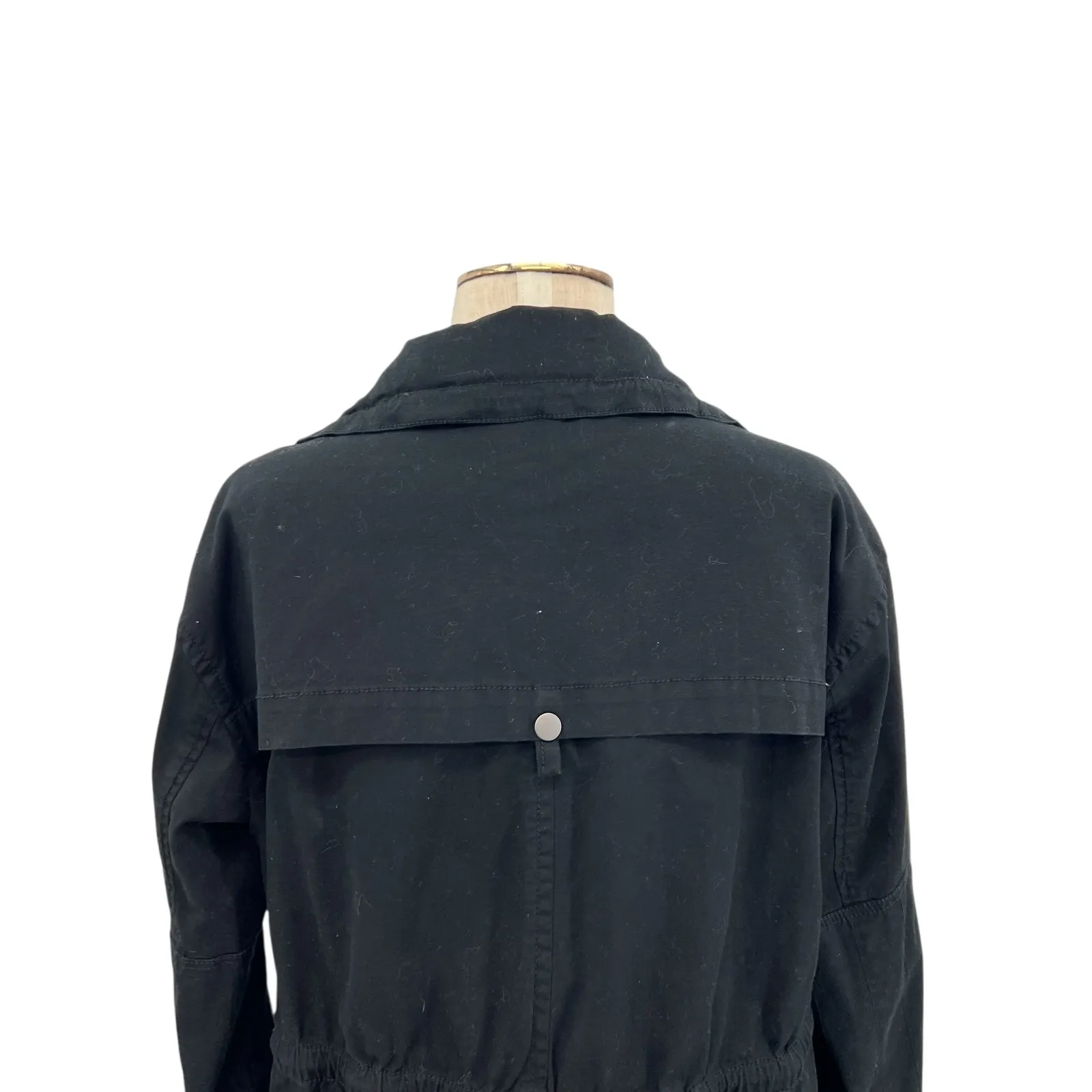 Atm Anthony Thomas Melillo Washed Cargo Jacket Cotton Black Size Medium - Image 10