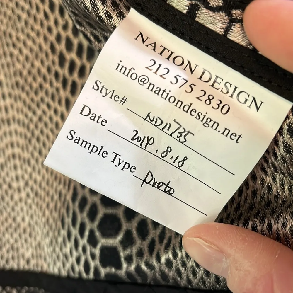 NWT Nation Design Sample Open Front Boxy Fit Blazer - Image 10