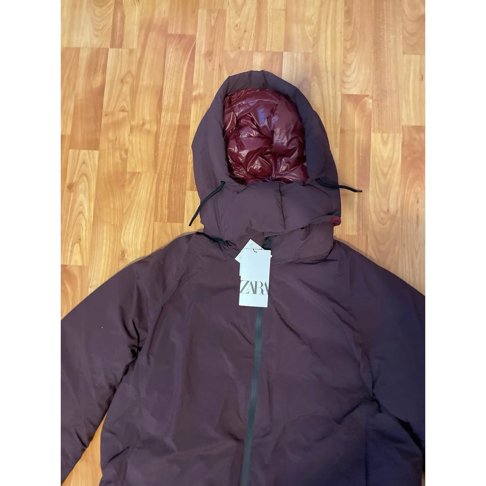 Zara Down Duck‎ Copped Puffer Jacket - Image 2